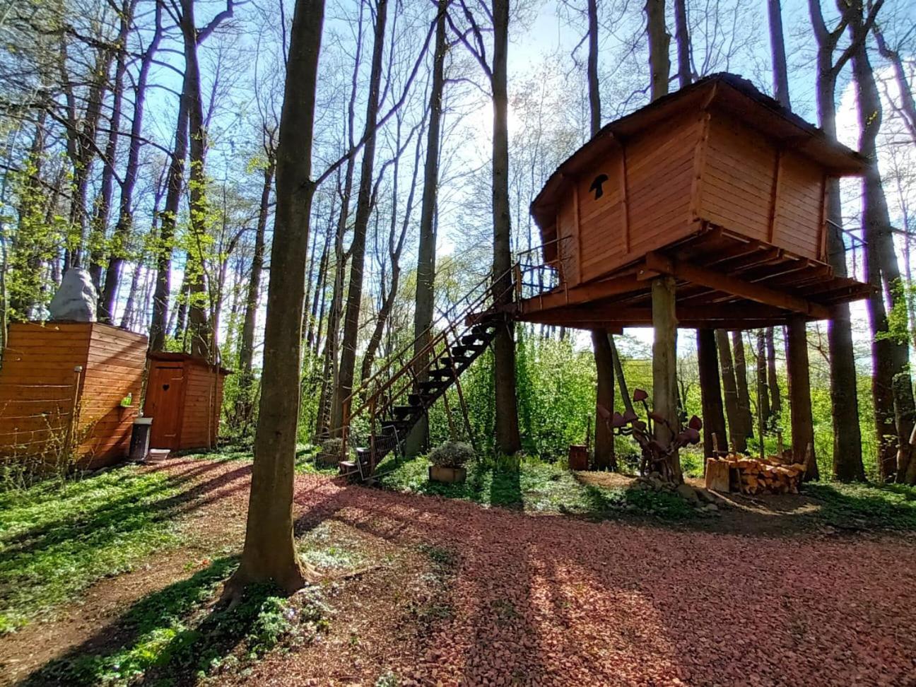 Treehouse V Brdech Villa Bohutín Kültér fotó